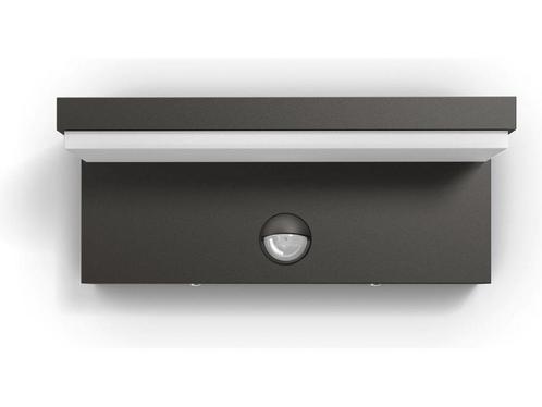 Philips Bustan buitenwandlamp - met sensor - antraciet, Huis en Inrichting, Woonaccessoires | Overige, Zo goed als nieuw, Verzenden