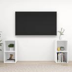 vidaXL Tv-meubelen 2 st 72x35x36,5 cm spaanplaat hoogglans, Huis en Inrichting, Kasten |Televisiemeubels, Nieuw, Verzenden