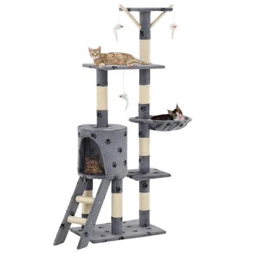 vidaXL Kattenkrabpaal met sisal krabpalen 138 cm, Dieren en Toebehoren, Katten-accessoires, Nieuw, Verzenden