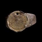 Islamitisch Brons Ottomaanse Ring met Munt en Keizerlijke