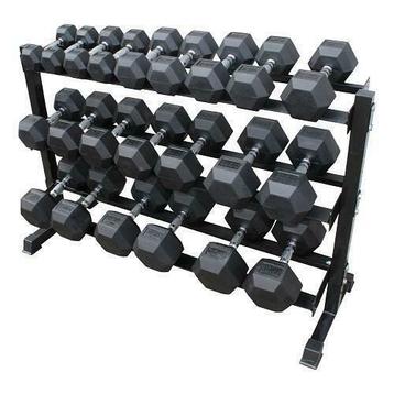 Hex rubber dumbbell sets uit voorraad leverbaar!!!