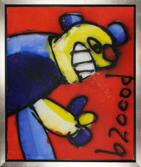 Herman Brood | Origineel Schilderij: Muis, Antiquités & Art, Art | Peinture | Moderne, Envoi