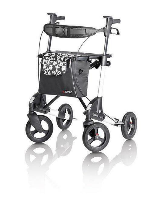 Opvouwbare Rollator Topro Troja 2G Wit Lichtgewicht (Nieuw), Diversen, Rollators, Nieuw, Lichtgewicht, Opvouwbaar, Ophalen of Verzenden