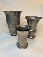 Fred Reijenga Amsterdam / RIO Tiel - Beker (3) - Tin - Vaas, Antiek en Kunst, Curiosa en Brocante