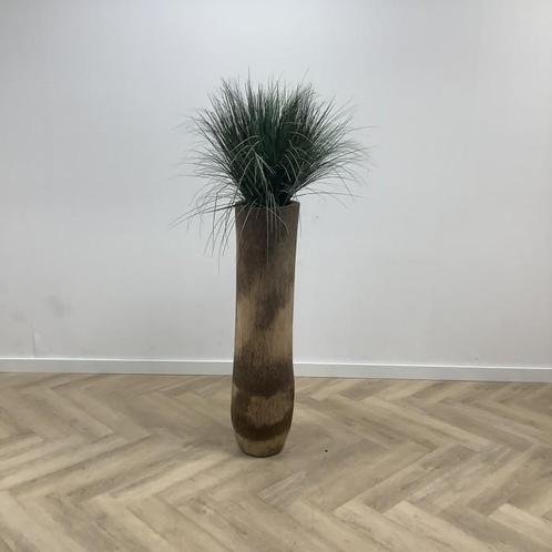 Tweedehands Palmvaas met kunstrietgras, hoogte 175 cm, Huis en Inrichting, Kamerplanten
