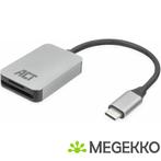 ACT USB-C kaartlezer voor SD en micro SD. SD 4.0 UHS-II, Computers en Software, Netwerkkaarten, Nieuw, Verzenden