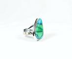 Ring Peacock Dahlia Turquoise / Cabochon / nieuw - 6.76 g -