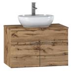 Wastafelkast Colorado 80 x 46 x 52 cm - Eiken - Badmeubel, Verzenden