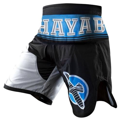 Hayabusa Flex Factor Training Shorts Black Blue, Kleding | Heren, Sportkleding, Blauw, Maat 56/58 (XL), Nieuw, Vechtsport, Verzenden
