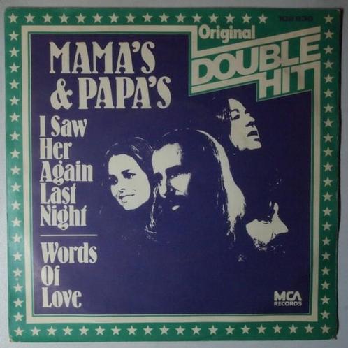 Mamas and Papas - I saw her again / Words of love - Single, Cd's en Dvd's, Vinyl Singles, Single, Gebruikt, 7 inch, Pop