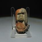 Valdivia Terracotta Hoofd figuur. 3e millennium voor, Antiek en Kunst, Antiek | Overige Antiek