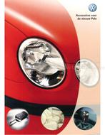 2003 VOLKSWAGEN POLO ACCESSOIRES BROCHURE NEDERLANDS, Boeken, Ophalen of Verzenden, Nieuw