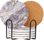 2dekans | Castagnola Keramische Onderzetters met Houder –, Ophalen of Verzenden, Nieuw