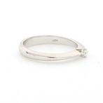 Zonder Minimumprijs - Ring - 18 karaat Witgoud - 0.05ct. tw., Handtassen en Accessoires, Ringen, Nieuw