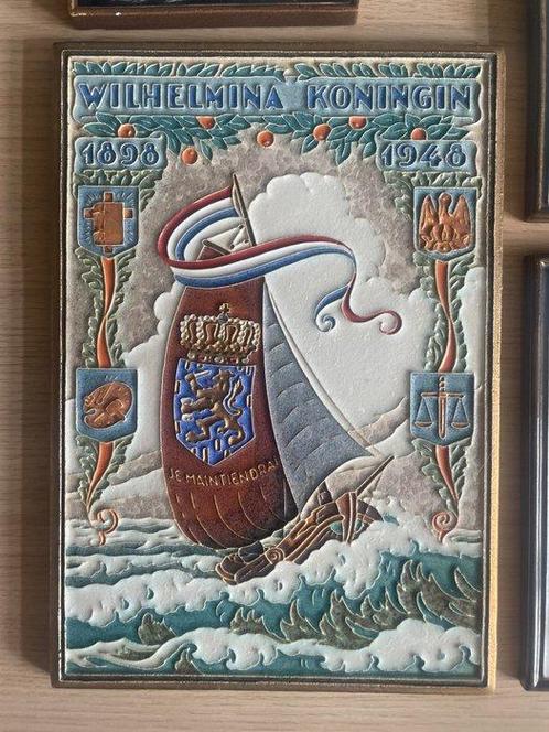 Tegel (8) - De Porceleyne Fles / Westraven Utrecht -, Antiek en Kunst, Antiek | Glaswerk en Kristal