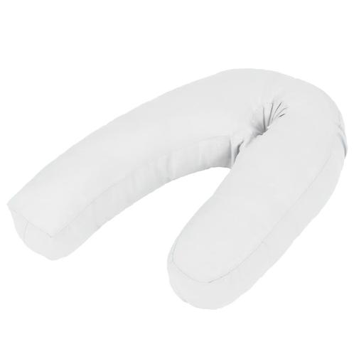 vidaXL Zwangerschapskussen J-vormig 54x(36-43) cm wit, Kinderen en Baby's, Babyvoeding en Toebehoren, Nieuw, Verzenden