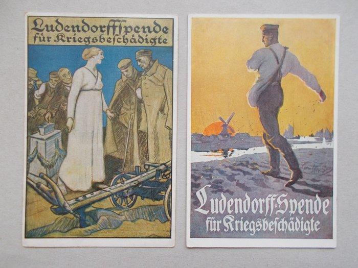 Duitsland - Wereldoorlog 1, Militair - Kriegsanleihe,, Verzamelen, Postkaarten | Buitenland