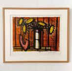 Bernard Buffet (1928-1999) - Tournesols et melon -