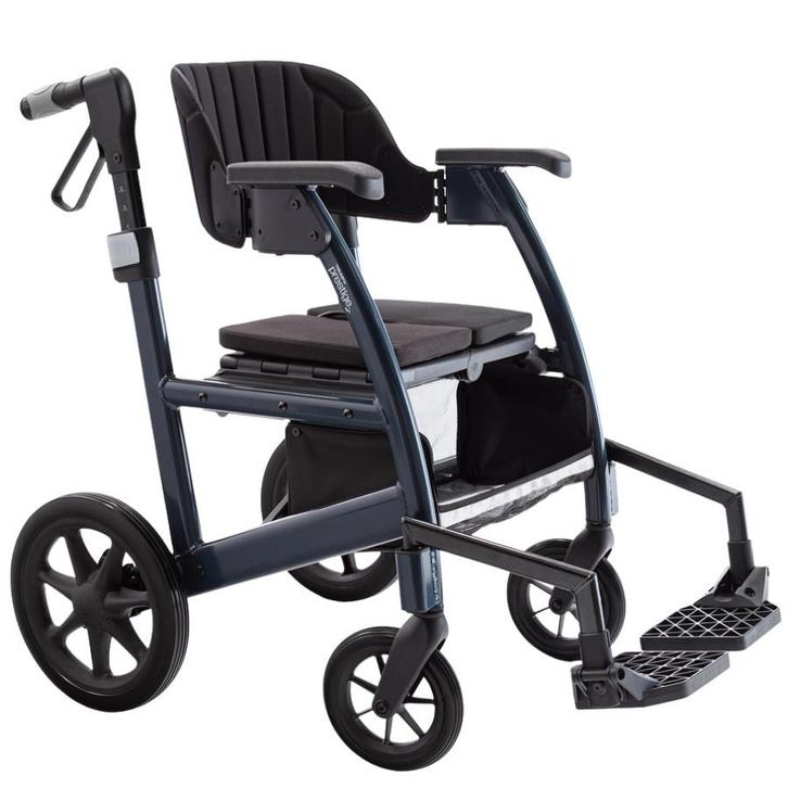 Triumph Prestige rolstoel/rollator 2 in 1. - Midnight Blue, Diversen, Rolstoelen, Ophalen of Verzenden