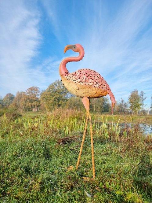 Figuur - XL Flaming statue - IJzer, Antiek en Kunst, Kunst | Designobjecten
