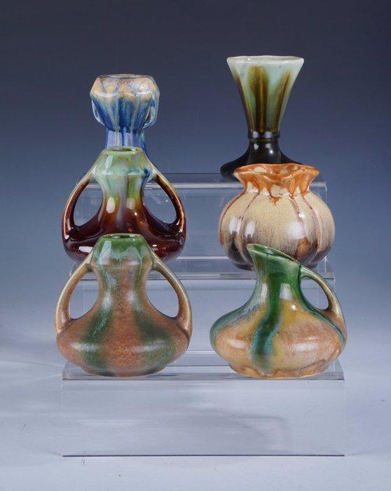 Faienceries de Thulin - Vaas - Art Deco siervazen met, Antiek en Kunst, Kunst | Designobjecten