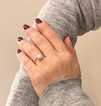 Zonder minimumprijs - Ring - 18 karaat Witgoud Parel, Nieuw