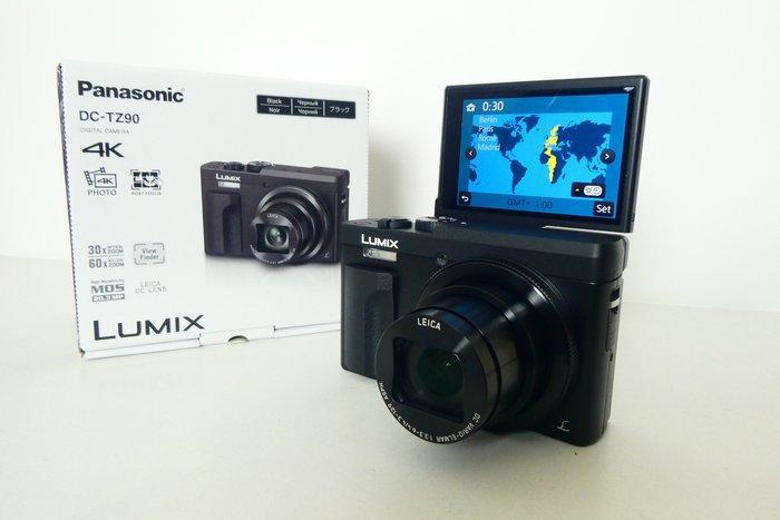 Iedereen desinfecteren Thespian ② Panasonic Lumix TZ90,4K,WIFI,30x optical zoom in originele — Fotocamera's  Analoog — 2dehands