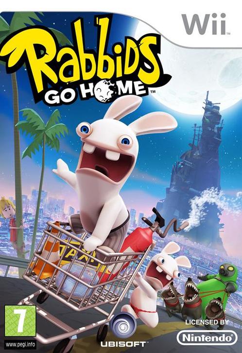 Rabbids Go Home-Standaard (Wii) Gebruikt, Games en Spelcomputers, Games | Nintendo Wii, Ophalen of Verzenden