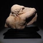 Romain antique Marbre Relief avec un satyre. Ier siècle