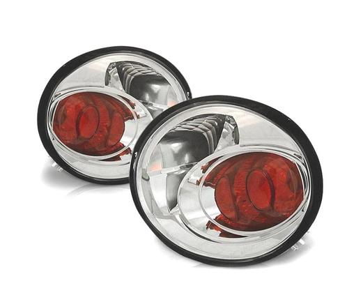 FEUX ARRIÈRE VOLKSWAGEN VW BEETLE 98-05 FOND CHROMÉ, Auto-onderdelen, Verlichting, Verzenden