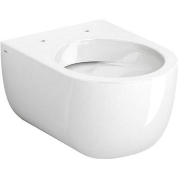 Wandtoilet Clou Hammock 49cm Randloos Keramiek Glans Wit, Ophalen of Verzenden, Overige typen