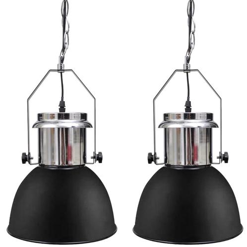 vidaXL Plafondlampen 2 st in hoogte verstelbaar modern, Maison & Meubles, Lampes | Autre, Envoi