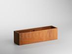 Adeqo cortenstaal plantenbak rechthoek 150 x 40 x 40 cm, 100 cm of meer, Verzenden, Nieuw, Balkon