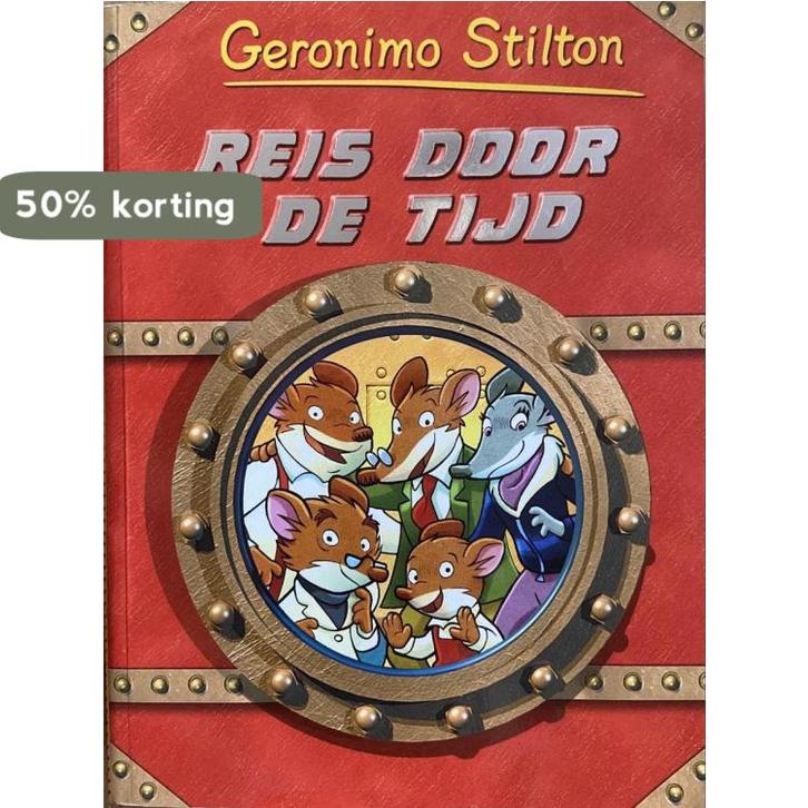 reis door de tijd 9789085921417 Geronimo Stilton, Boeken, Schoolboeken, Zo goed als nieuw, Verzenden
