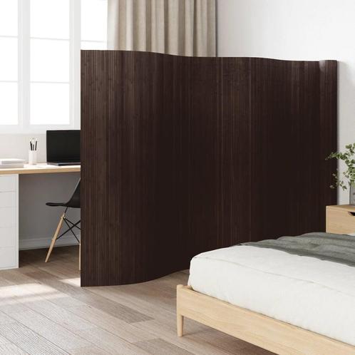 vidaXL Kamerscherm 165x800 cm bamboe donkerbruin, Huis en Inrichting, Woonaccessoires | Overige, Nieuw, Verzenden