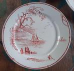 Petrus Regout - Série de 5 Assiettes plates Vintage aux, Antiek en Kunst