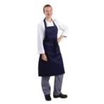 Whites halterschort donkerblauw | Polyester/Katoen |, Verzenden, Nieuw in verpakking