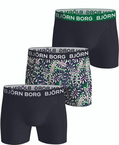 Bjorn Borg Boxers 3-Pack Zwart Print maat L Heren