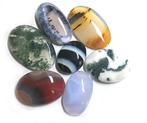 Verschillende cabochons van 100% natuurlijke Agaten, Verzamelen