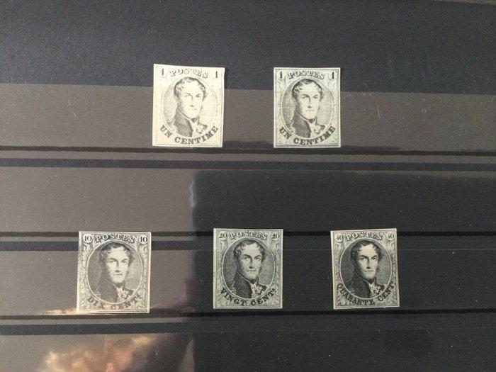 België 1849/1920 - essays, proeven en herdrukken België, Postzegels en Munten, Postzegels | Europa | België