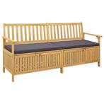 vidaXL Opslagbank met kussen met opslag met de deur, Verzenden