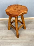 Bijzettafel of plantentafel - Kruk - Teak
