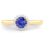 Zonder Minimumprijs - Ring - 14 karaat Geel goud - 0.56ct.