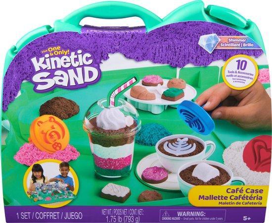 Kinetic Sand in een cafékoffer (Binnenspeelgoed), Hobby en Vrije tijd, Gezelschapsspellen | Overige, Nieuw, Verzenden