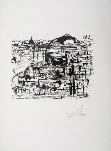 Salvador Dali (1904-1989) - Ville imaginaire beschikbaar voor biedingen