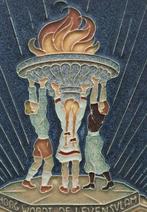 Tegel - De levensvlam - De Porceleyne Fles, Delft -, Antiek en Kunst