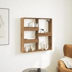 vidaXL Wandkast 80x15x80 cm bewerkt hout artisanaal, Huis en Inrichting, Kasten | Wandmeubels, Verzenden, Nieuw