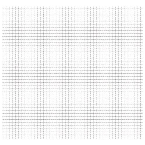 vidaXL Draadhek geweven gaas 50x50 cm 31x31x3 mm roestvrij, Tuin en Terras, Tuinhekken en Hekwerk, Nieuw, Verzenden