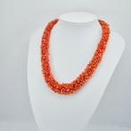 18 karaat - Geel goud - Halsketting - COLLANA CORALLO INCISO