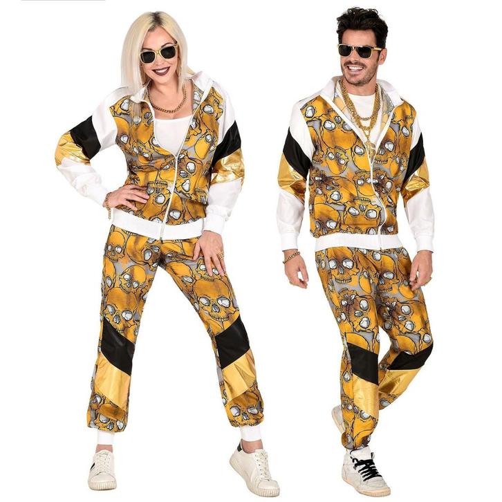 Gouden Trainingspak Fout Doodshoofd, Vêtements | Hommes, Costumes de carnaval & Vêtements de fête, Envoi